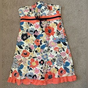 Guess strapless floral dress high school musical Gabriella